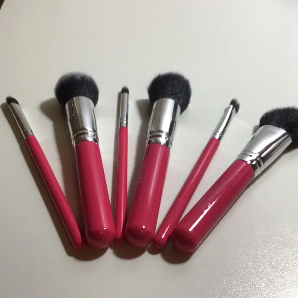 La beaute soi six Pink Makeup Brushes NEW